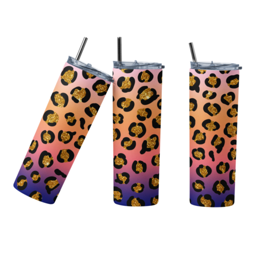 Rainbow Leopard Tumbler