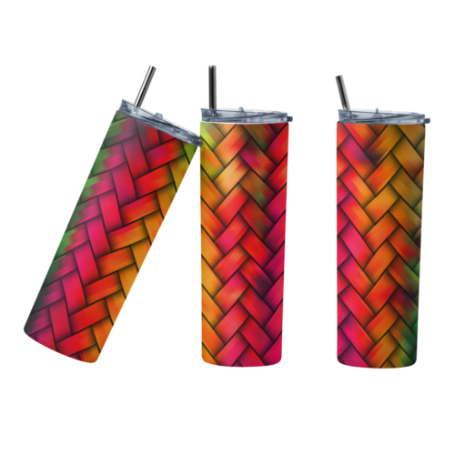 Rainbow Weave Tumbler