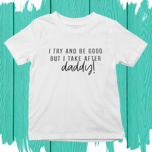 Take after Daddy Tee