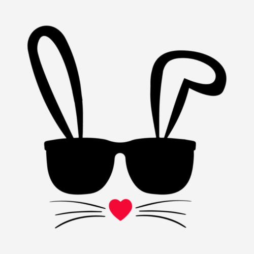 Cool Bunny – Easter – DTF Transfer