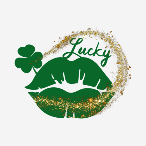 Lucky Lips – St. Patrick’s – DTF Transfer