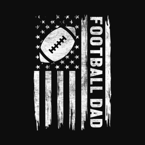 Football Dad Flag – Father’s Day – DTF Transfer