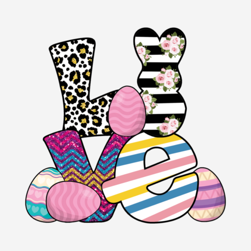 Eggs Of Love – Easter – DTF Transfer