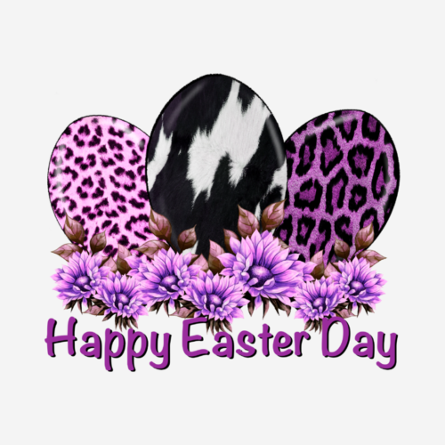 Purple Eggs – Easter – DTF Transfer