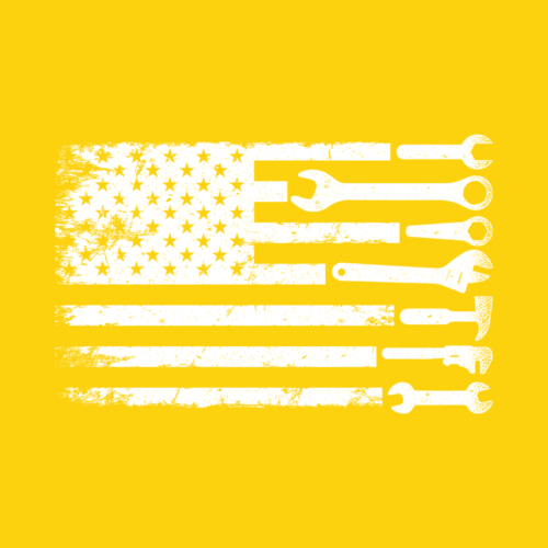 Labor Day Flag – DTF Transfer