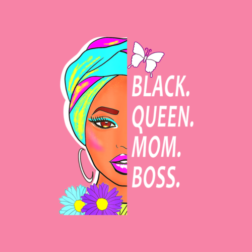 Black Queen, Mom, Boss – Mother’s Day – DTF Transfer