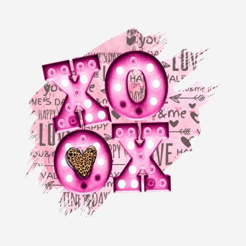 XOXO – Valentines – DTF Transfer