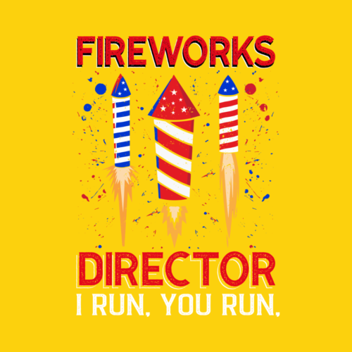 Fireworks Director – 4th Of July – DTF Transfer