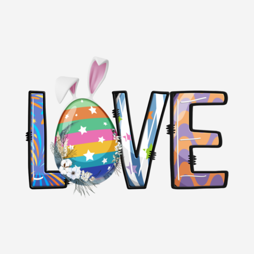 Easter Egg Love – Easter – DTF Transfer