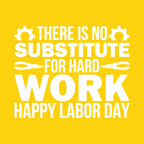There Is No Substitute – Labor Day – DTF Transfer