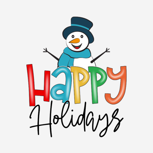 Happy Holidays – Christmas – DTF Transfer