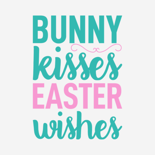 Bunny Kisses – Easter – DTF Transfer